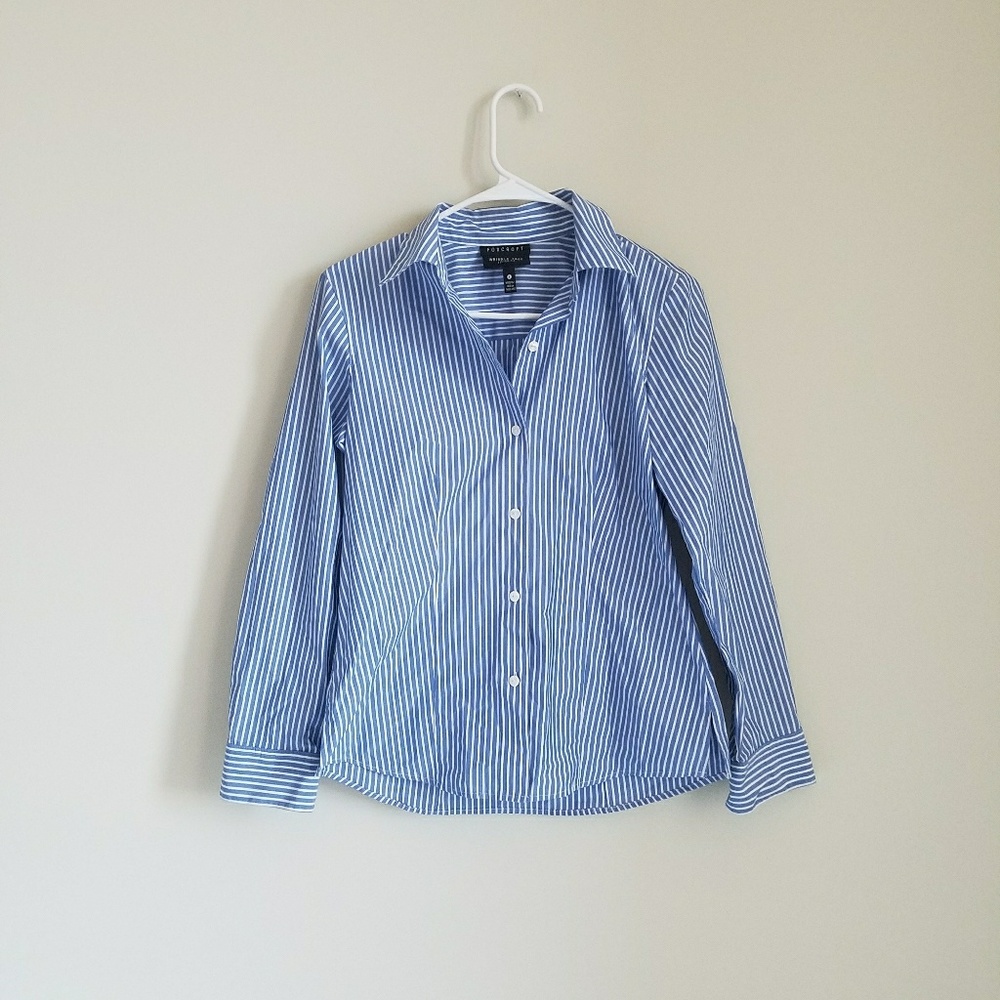 Foxcroft blouse, like new